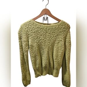 Zara Light Green Textured Sweater (See Description)